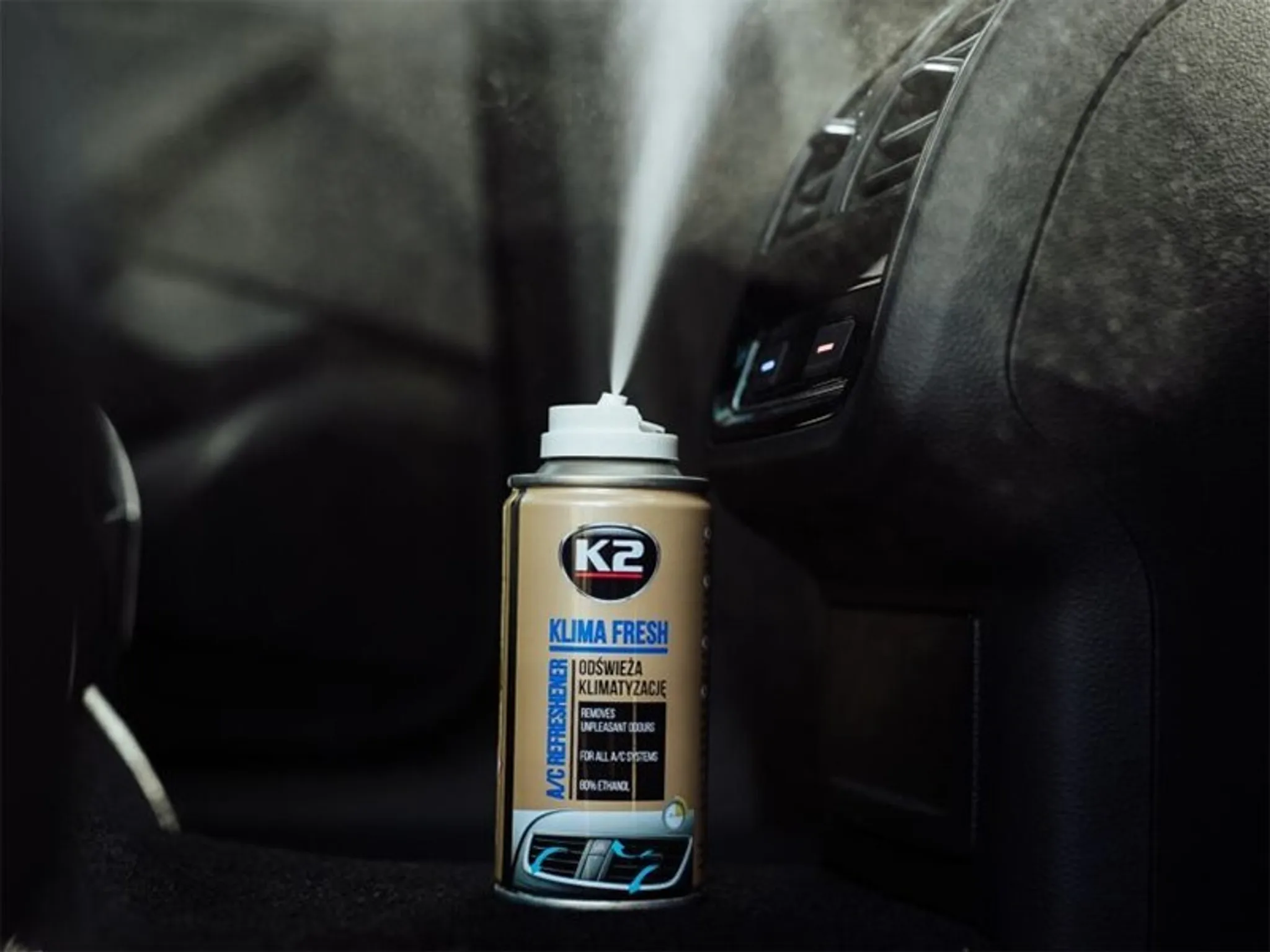 Image supplémentaire 1 de Nettoyant Climatisation K2 KLIMA FRESH - Purificateur d'Air & Anti-Odeurs Tunis