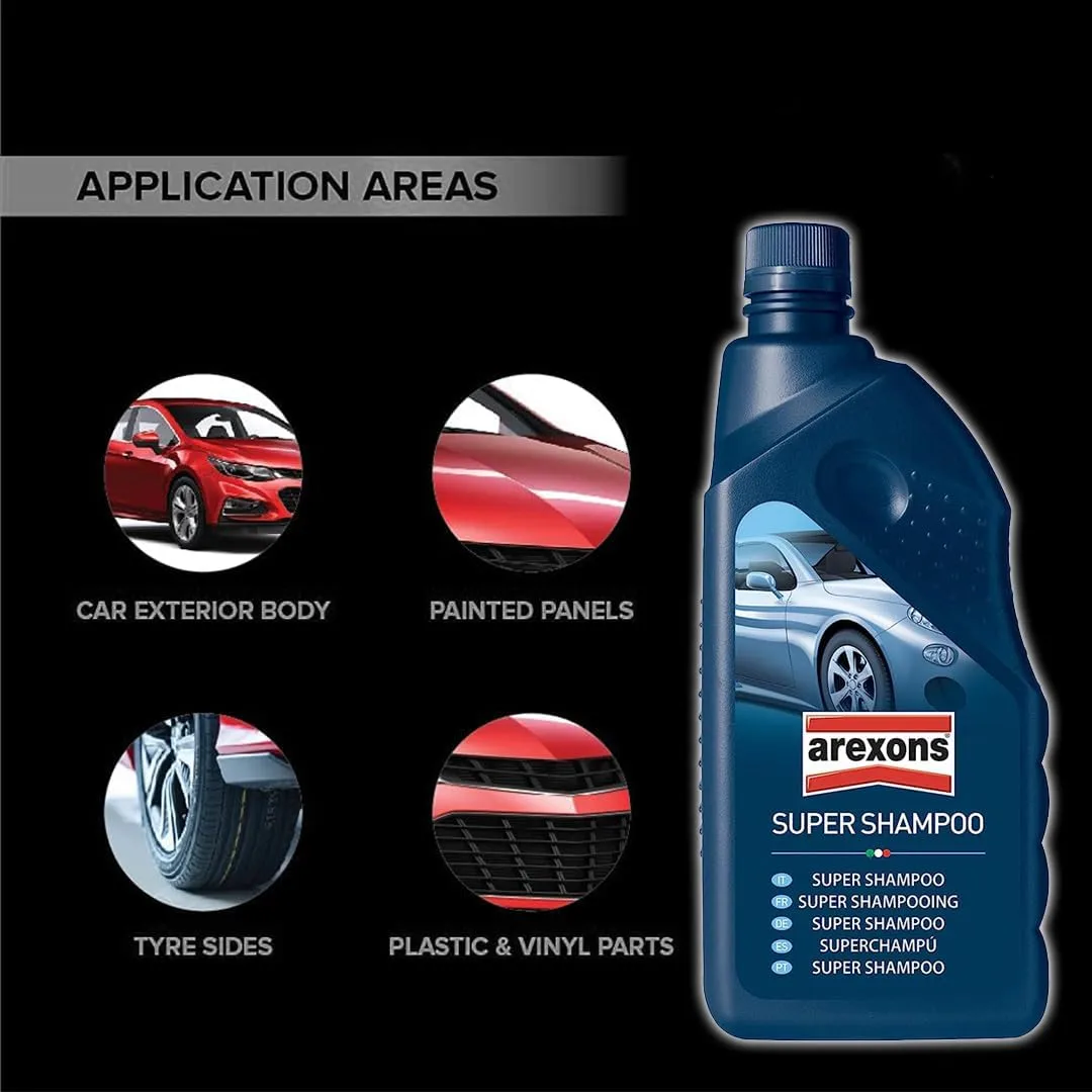 Image supplémentaire 2 de Arexons Super Shampoo : Le Nettoyant Carrosserie Haute Performance pour votre voiture à Tunis.​