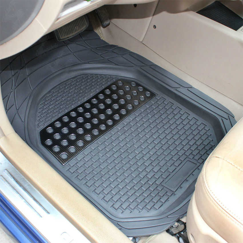 Image supplémentaire 2 de Jeu de 5 Tapis de Voiture Universels en Caoutchouc : La protection intégrale pour votre habitacle à Tunis.​