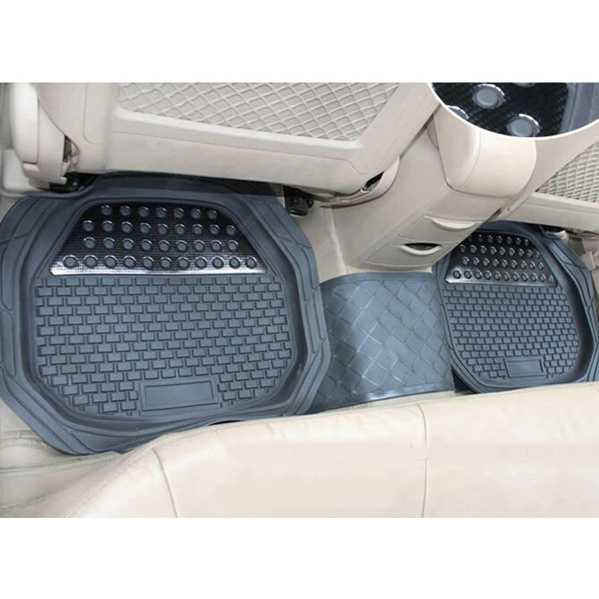 Image supplémentaire 3 de Jeu de 5 Tapis de Voiture Universels en Caoutchouc : La protection intégrale pour votre habitacle à Tunis.​