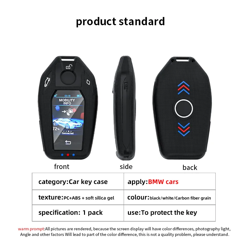 Image supplémentaire 1 de Coque de Protection Intégrale pour Clé BMW avec Écran : Sécurité et Style M-Performance à Tunis.​