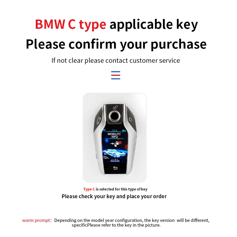Image supplémentaire 3 de Coque de Protection Intégrale pour Clé BMW avec Écran : Sécurité et Style M-Performance à Tunis.​