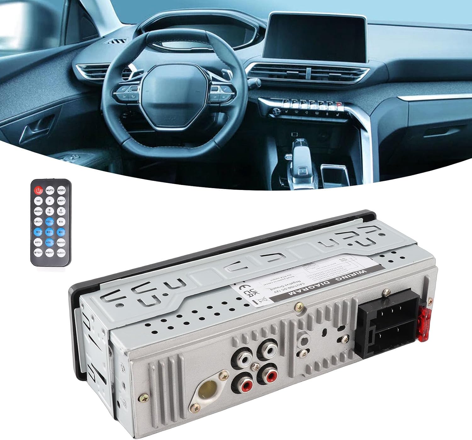 Image supplémentaire 2 de Autoradio Bluetooth JSD-530 - Poste Radio Voiture MP3/USB/SD 4x60W - Prix Tunisie