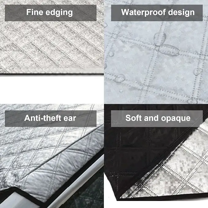 Image supplémentaire 2 de Protection Pare-Brise Voiture Onunaf - Couverture Solaire et Anti-Givre - Prix Tunisie