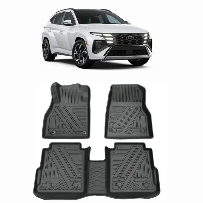 Image supplémentaire 1 de Tapis de Sol 7D Sur Mesure pour Hyundai Tucson - Protection Intégrale TPE Premium - Prix Tunisie