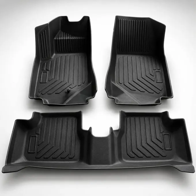 Image supplémentaire 1 de Tapis de Sol 7D Sur Mesure pour Peugeot 208 - Protection Intégrale TPE Premium - Prix Tunisie