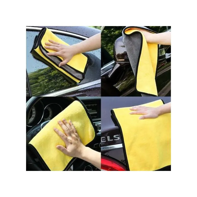 Image supplémentaire 1 de Chiffon Microfibre Voiture Tunisie | Serviette Séchage & Nettoyage Auto