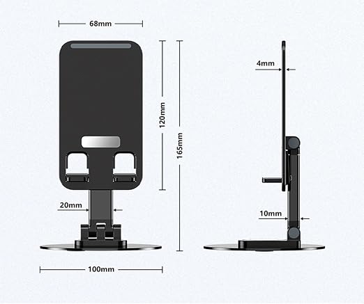 Image supplémentaire 1 de Support mobile pour bureau rotation à 360°