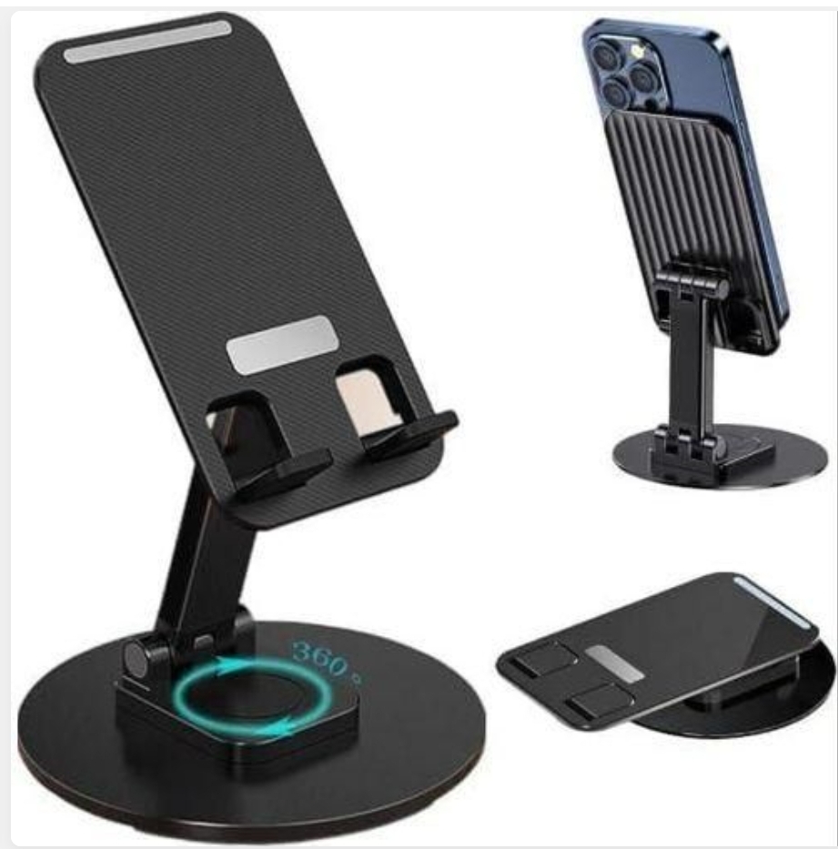 Image supplémentaire 2 de Support mobile pour bureau rotation à 360°