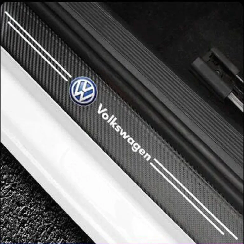 Image supplémentaire 1 de Protections Seuils de Porte Carbone VW Volkswagen – Stickers Anti-Rayures – Prix Tunisie