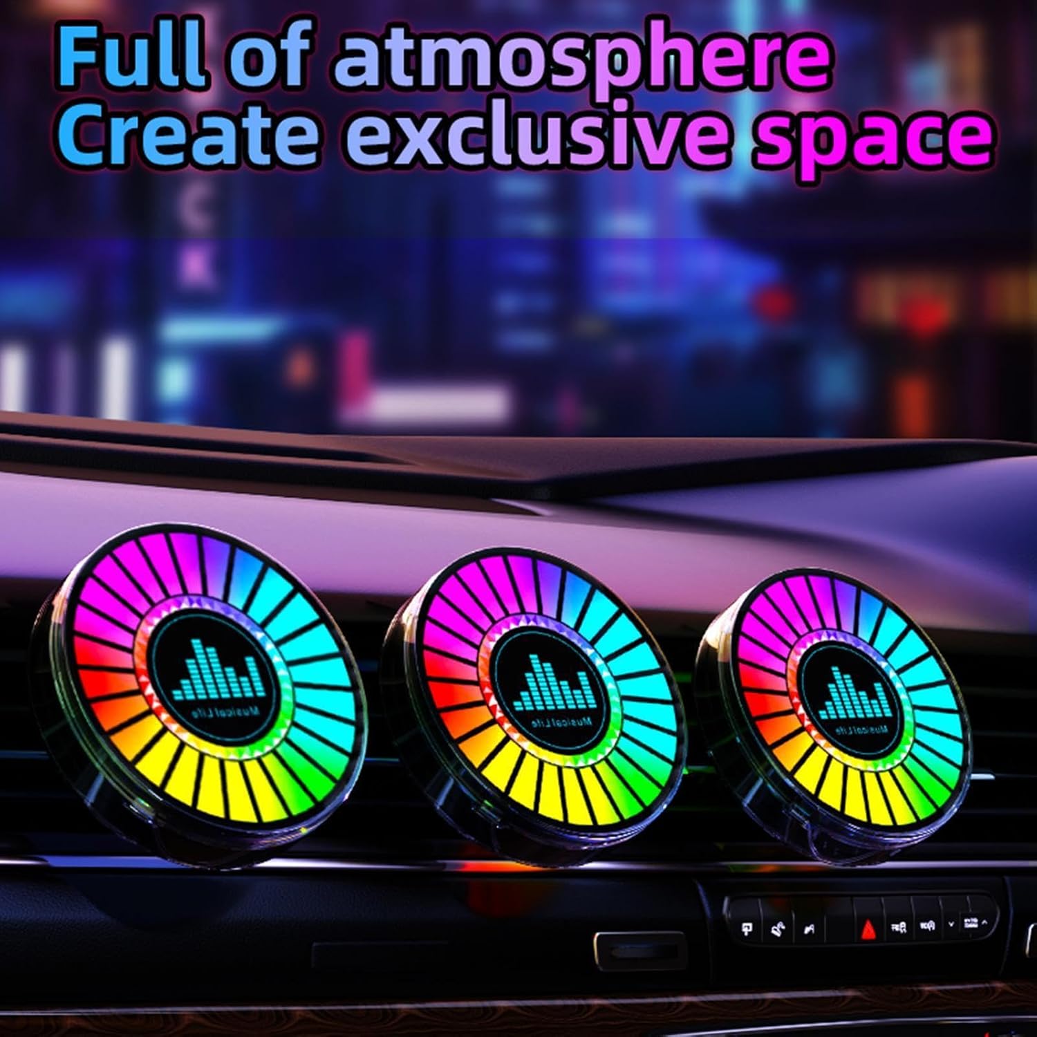 Image supplémentaire 1 de Lampe RGB Rechargeable Avec Contrôle Sonore
