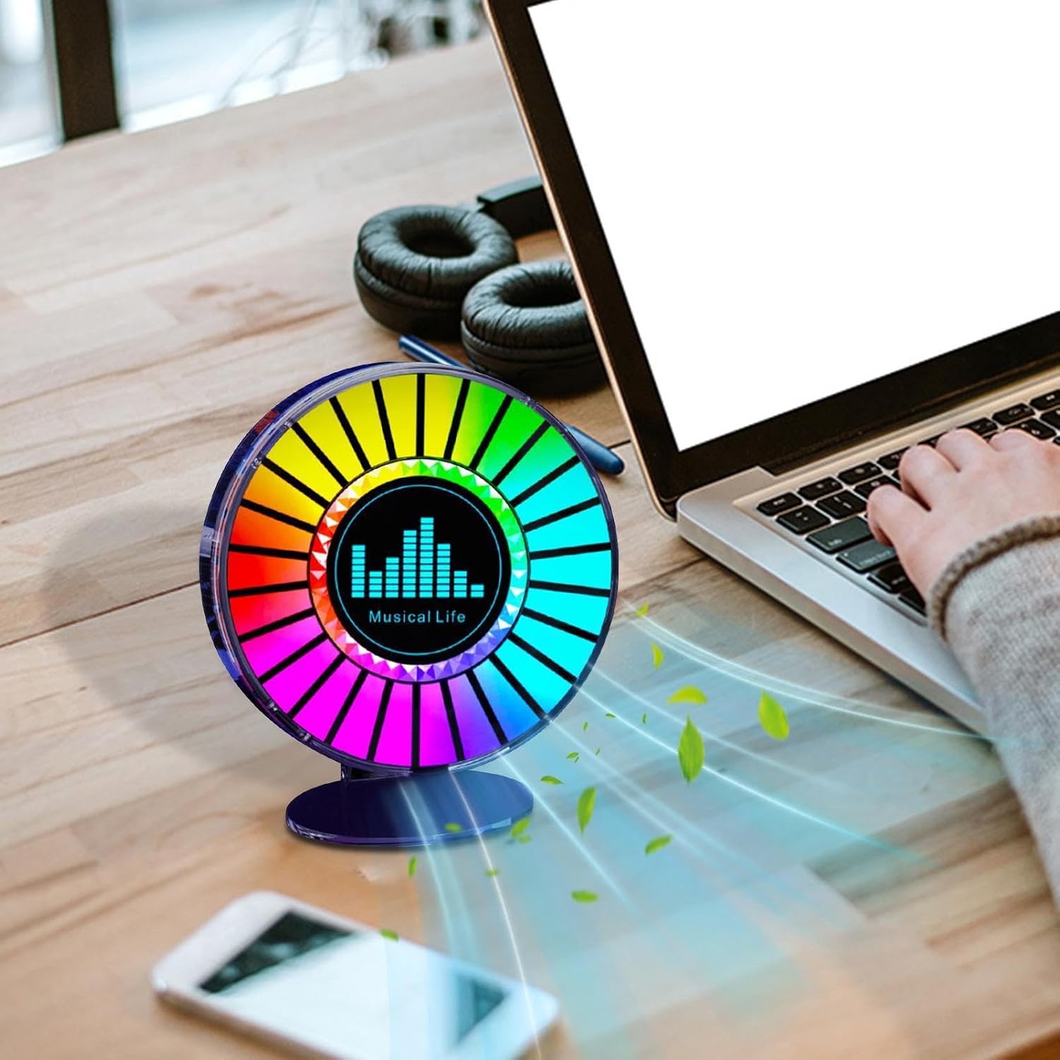 Image supplémentaire 2 de Lampe RGB Rechargeable Avec Contrôle Sonore