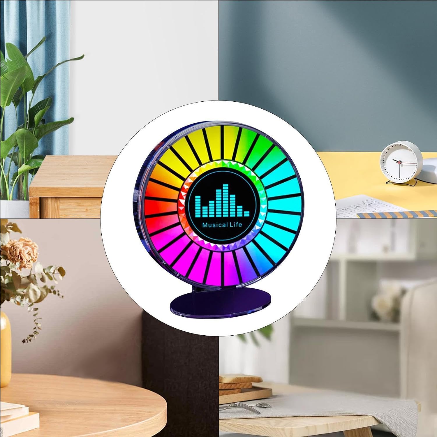 Image supplémentaire 4 de Lampe RGB Rechargeable Avec Contrôle Sonore