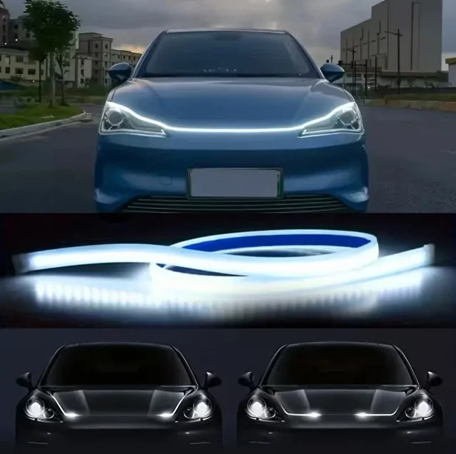 Image supplémentaire 4 de Bande LED Capot Dynamique – Éclairage de Jour (DRL) Blanc Froid – Prix Tunisie