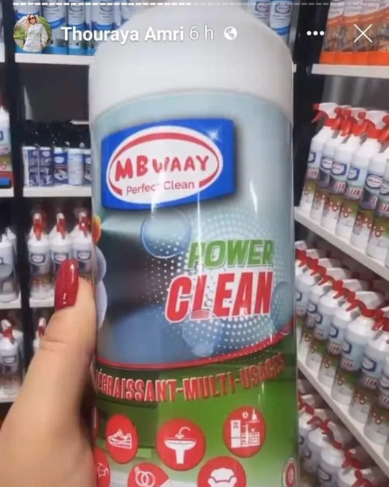Image supplémentaire 1 de Nettoyant Magique Multi-Usages Mbwaay Power Clean – Dégraissant & Antibactérien – Prix Tunisie