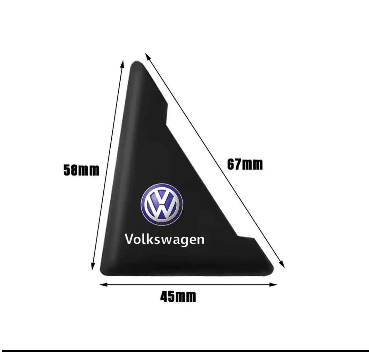 Image supplémentaire 1 de Lot de 2 Protections d'Angle de Portière en Silicone - Spécial Volkswagen - Anti-Choc & Anti-Rayures