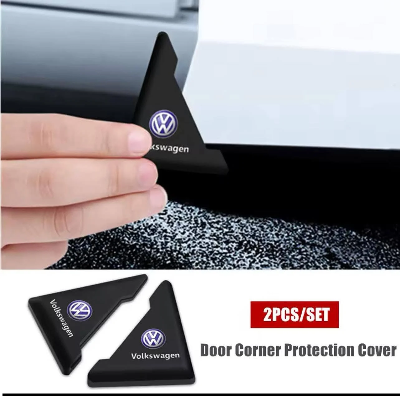 Image supplémentaire 3 de Lot de 2 Protections d'Angle de Portière en Silicone - Spécial Volkswagen - Anti-Choc & Anti-Rayures