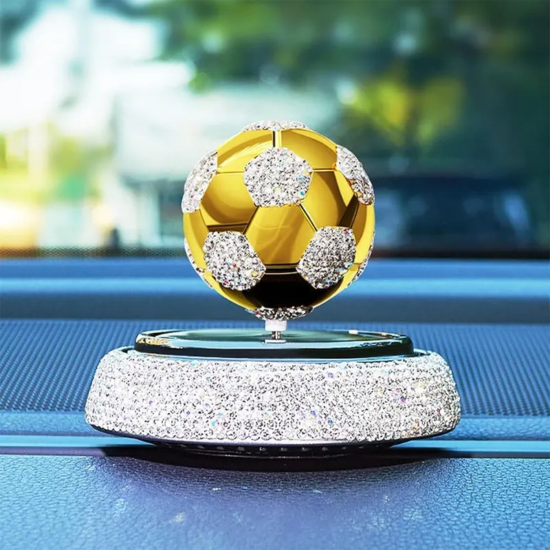 Image supplémentaire 1 de Diffuseur de Parfum Solaire Ballon de Football – Accessoire Décoratif pour Tableau de Bord