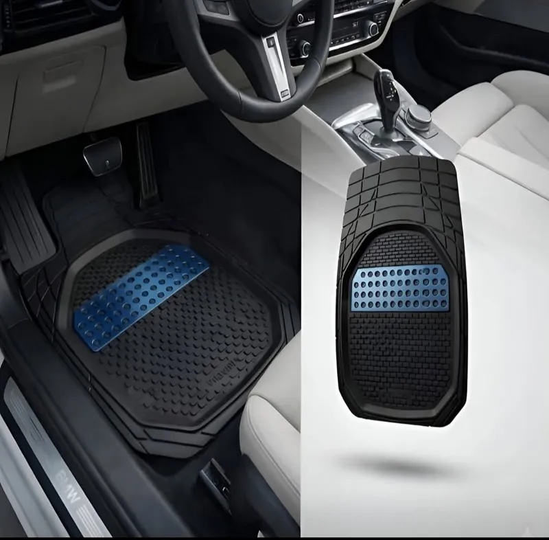 Image supplémentaire 1 de Jeu de 4 Tapis de Voiture Parfumés - Universel 5 Places & Antidérapant | Accessoires Auto Tunisie