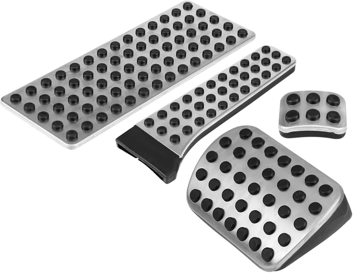 Image supplémentaire 1 de Kit de Couvre-Pédales Sport Mercedes-Benz – Finition Chrome & Grip – W203 W204 W211 W212 – Prix Tunisie