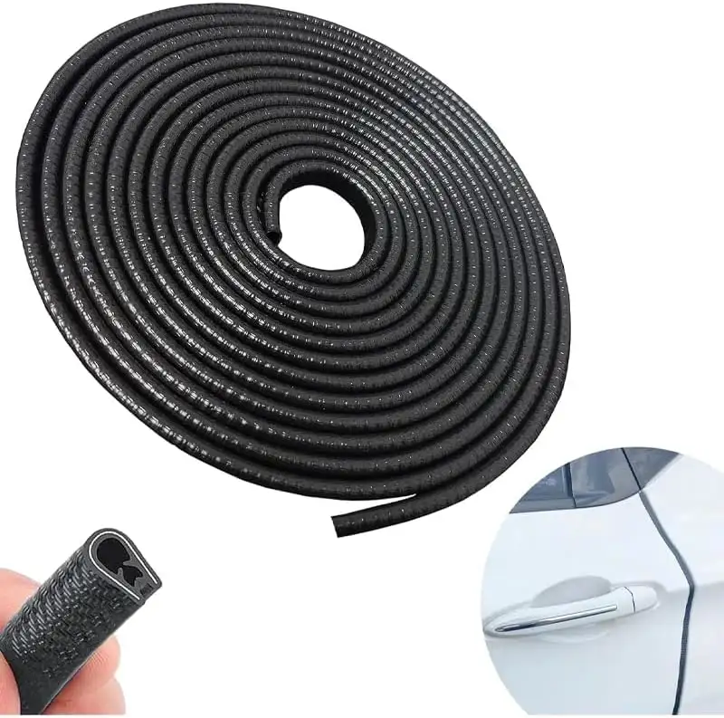 Image supplémentaire 2 de Bande de Protection Arête de Portière Universelle (5m) – Anti-Collision & Anti-Rayures – Caoutchouc Flexible – Tunisie
