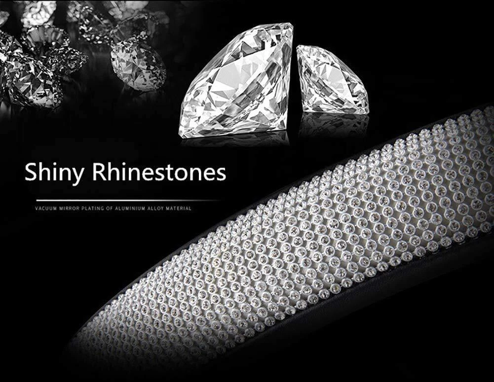 Image supplémentaire 6 de Couvre-Volant Universel Strass Cristal "Bling" – 38cm