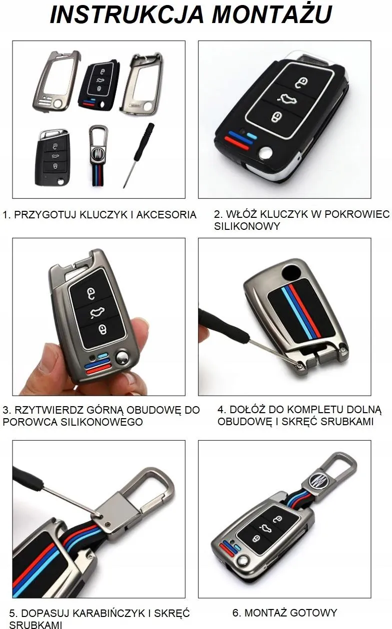 Image supplémentaire 2 de Coque Clé VW Gun's Color