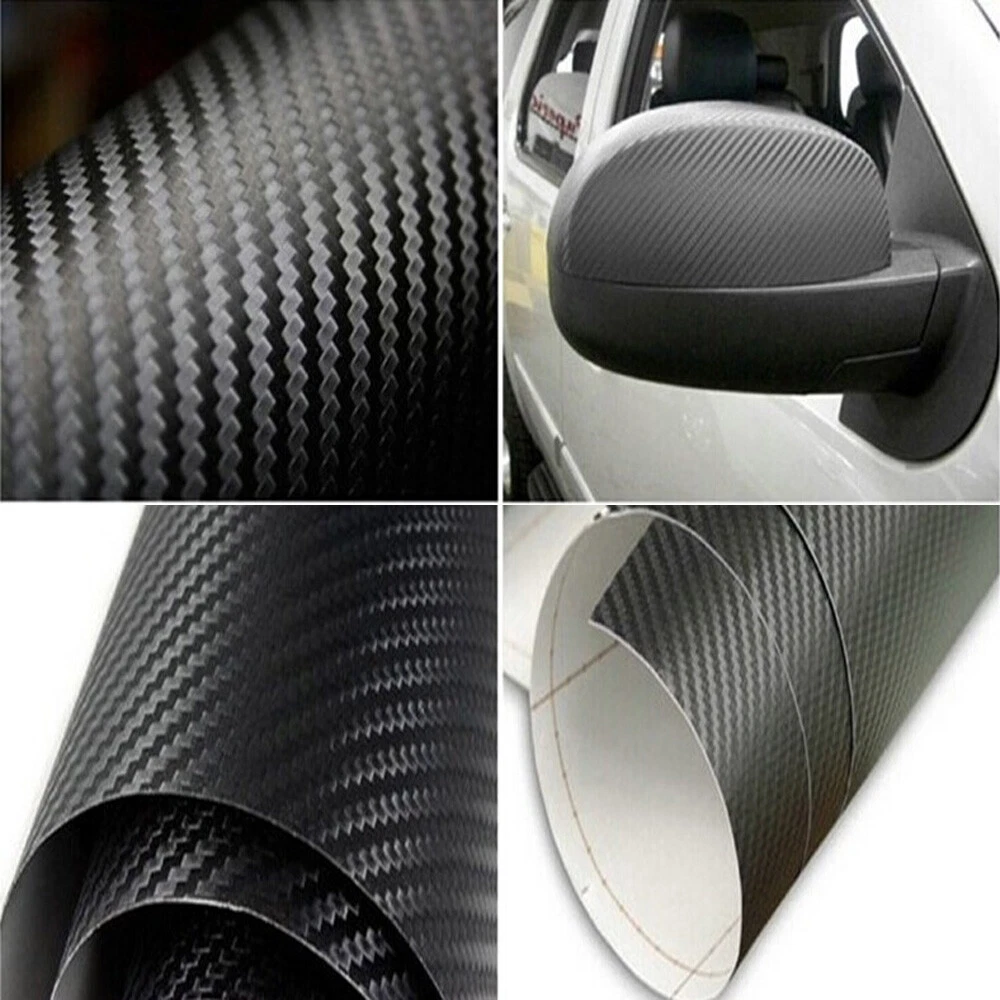 Image supplémentaire 1 de Film Carbone 3D Noir pour Voiture – Habillage Intérieur & Extérieur Premium – Prix Tunisie