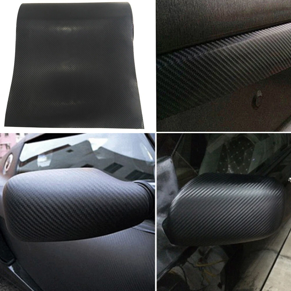 Image supplémentaire 2 de Film Carbone 3D Noir pour Voiture – Habillage Intérieur & Extérieur Premium – Prix Tunisie