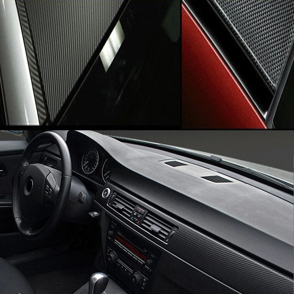 Image supplémentaire 3 de Film Carbone 3D Noir pour Voiture – Habillage Intérieur & Extérieur Premium – Prix Tunisie