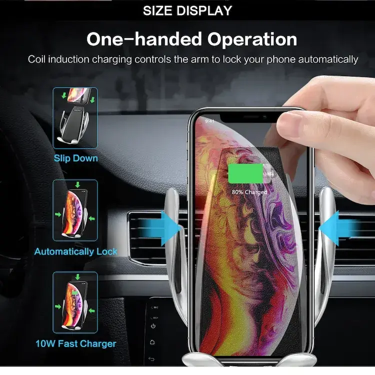 Image supplémentaire 1 de Support Téléphone Voiture Chargeur wifi