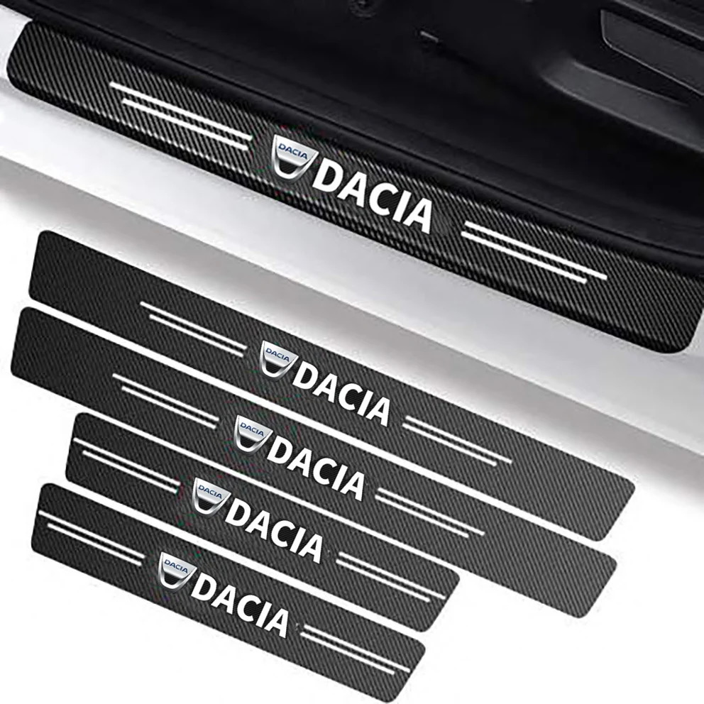 Protections Seuils de Porte Carbone Dacia – Stickers Anti-Rayures – Prix Tunisie
