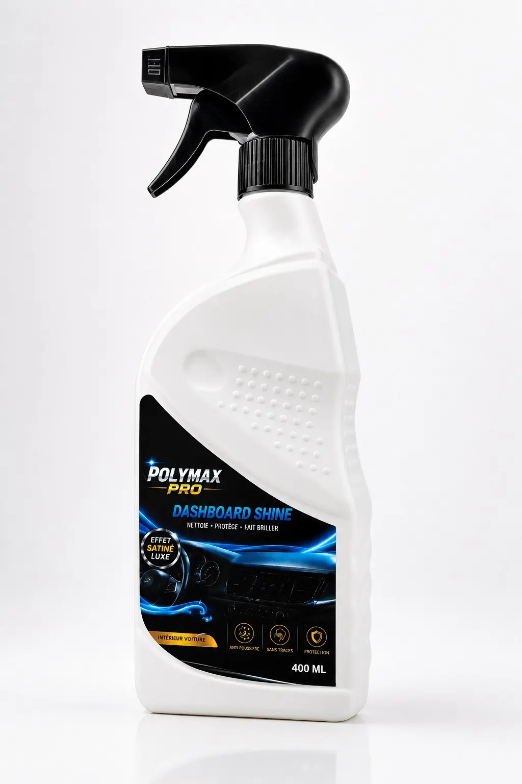 POLYMAX PRO – Nettoyant Tableau de Bord 3-en-1 | Protection & Brillance Auto Tunisie