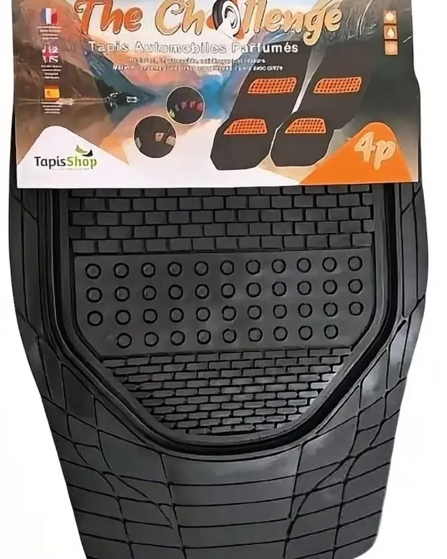 Tapis de Voiture Parfumé "The Challenge" - Universel 5 Places & Antidérapant | Accessoires Auto Tunisie