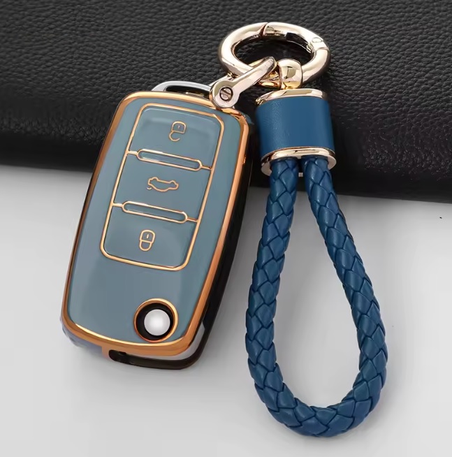 Élégante housse de clé TPU pour Volkswagen 