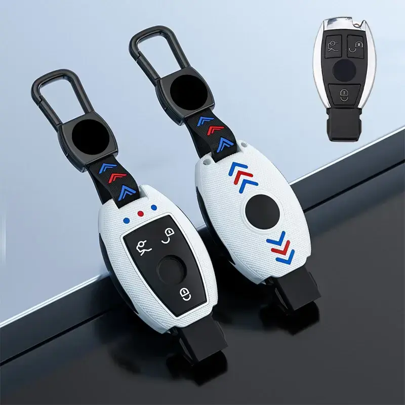 oque de Clé Métallique de Luxe pour Mercedes-Benz | Accessoires Auto Tunisie