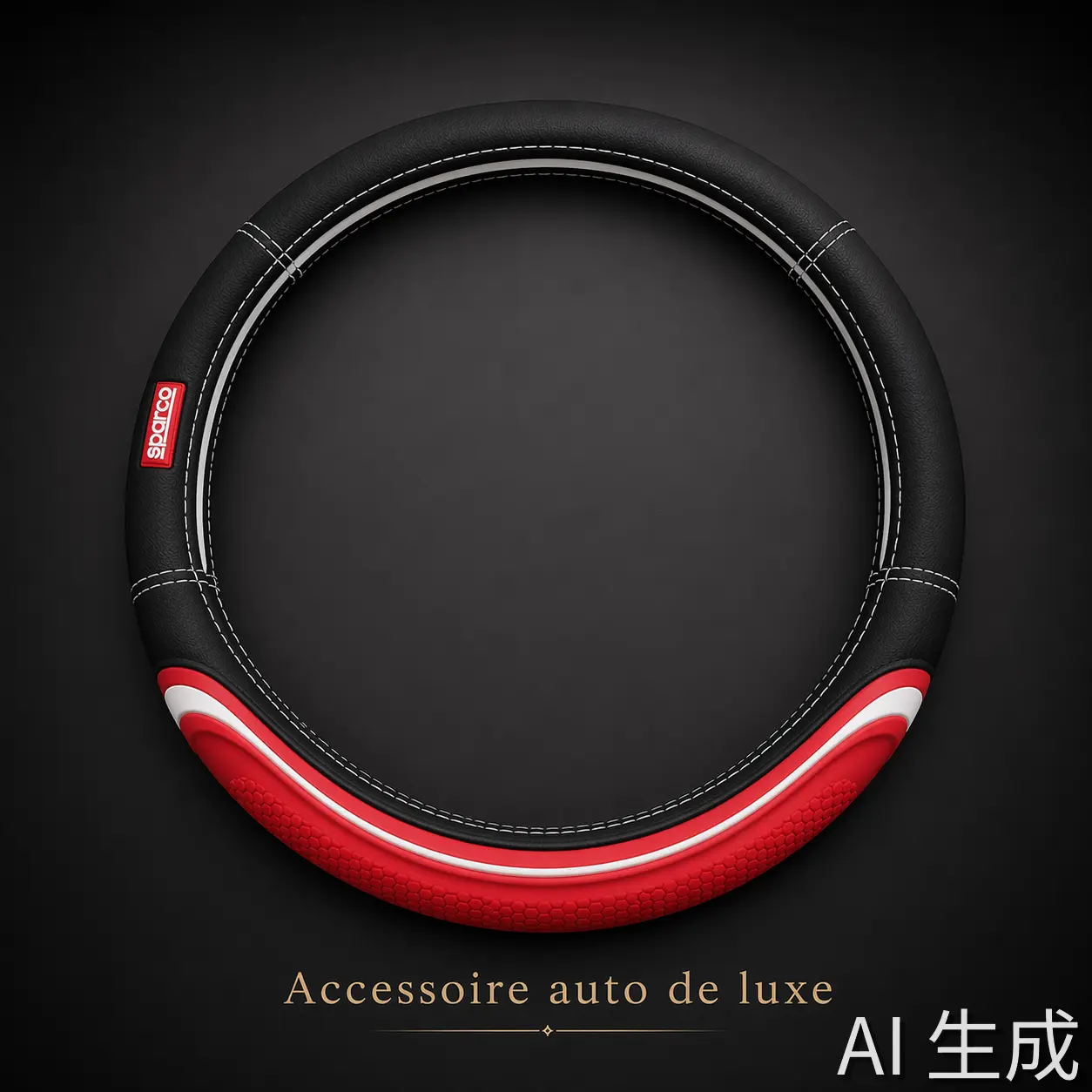 Couvre-Volant Sport Sparco Premium - Cuir Antidérapant & Design Ergonomique | Accessoires Auto Tunisie