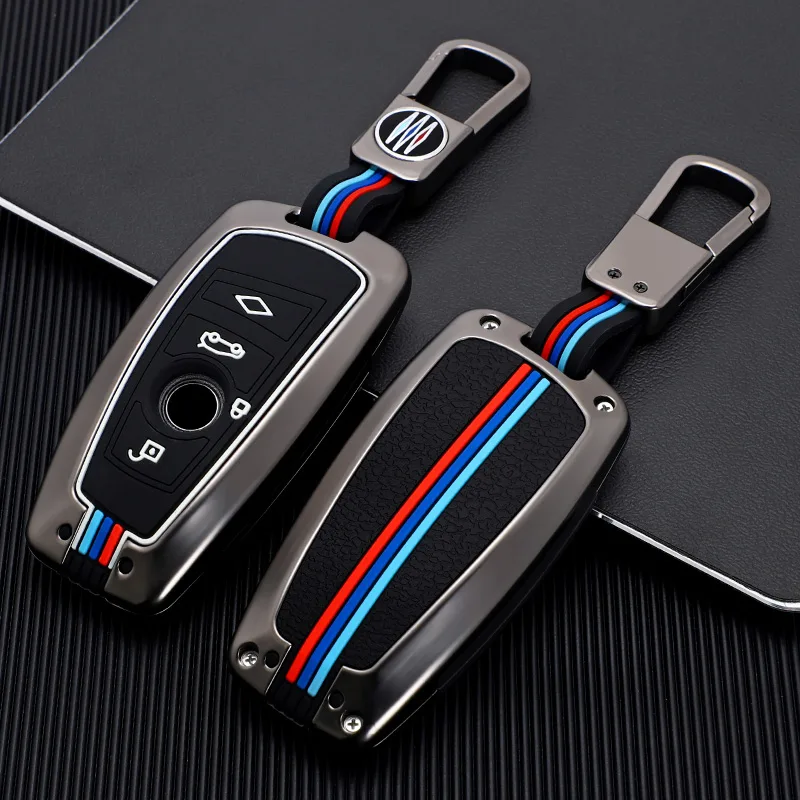 Coque de Clé Luxe en Alliage de Zinc pour BMW X1, X3, X5, X6 & Séries 3/5 – Protection Intégrale & Style M – Tunisie