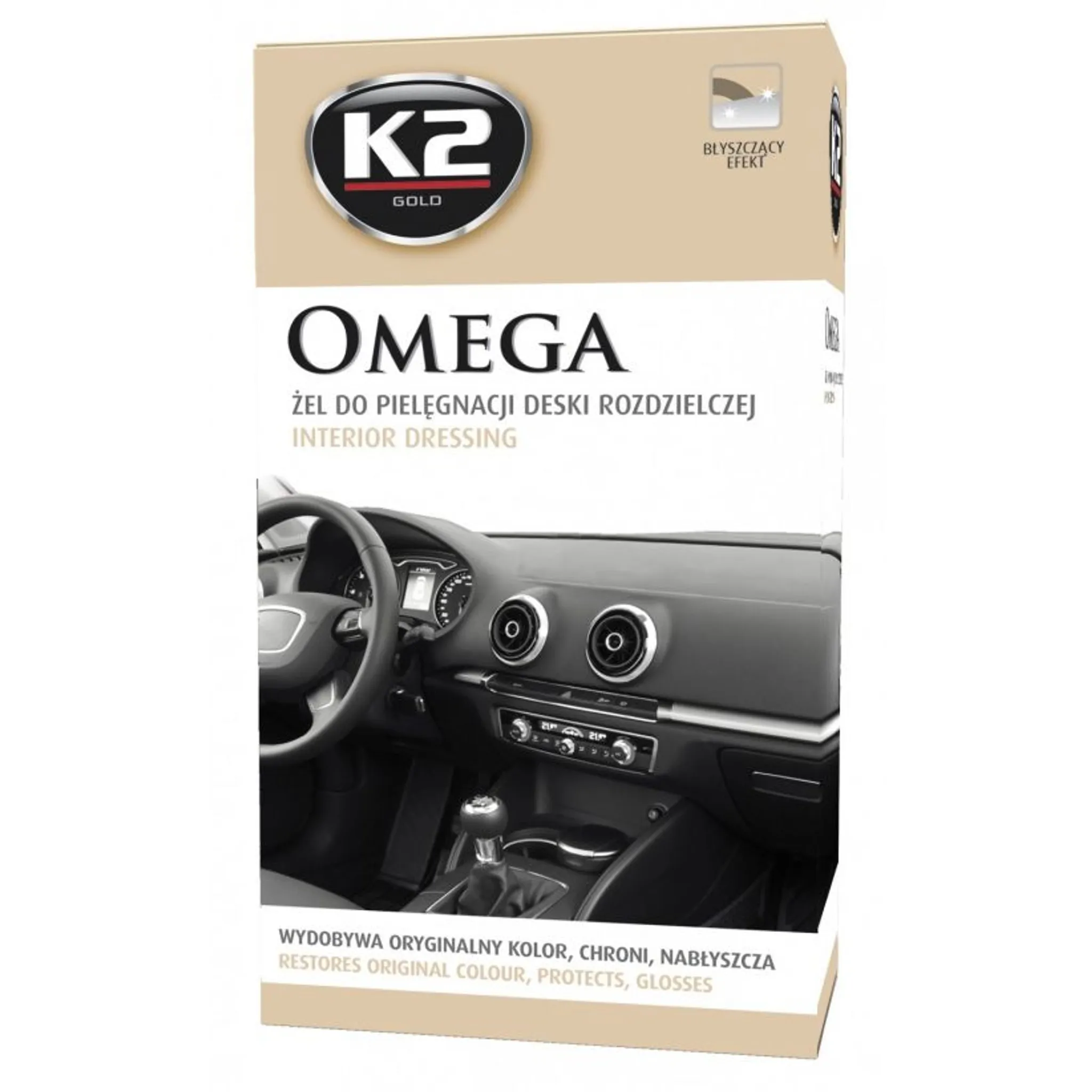 Gel Rénovateur Tableau de Bord K2 OMEGA - Éclat Brillant & Protection Totale Tunis