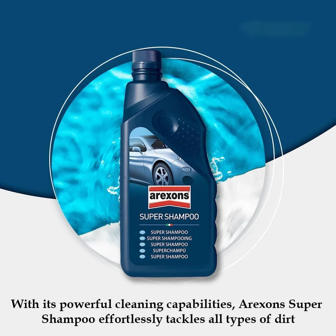 Arexons Super Shampoo : Le Nettoyant Carrosserie Haute Performance pour votre voiture à Tunis.​