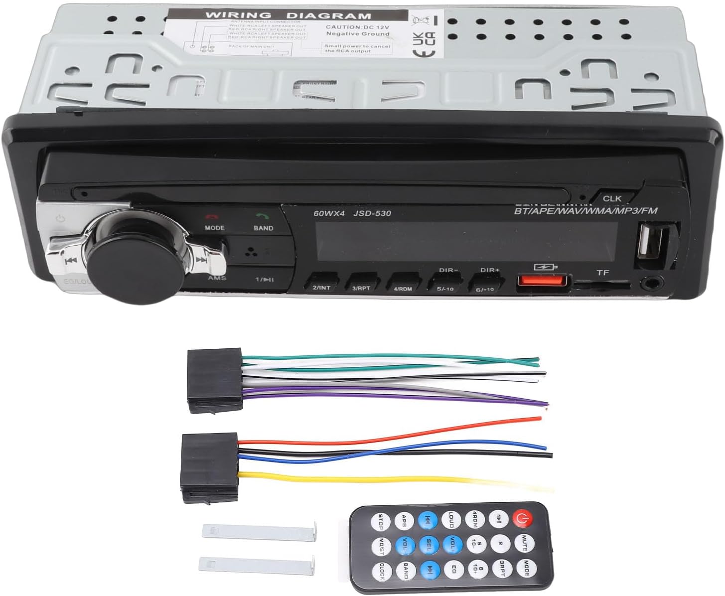 Autoradio Bluetooth JSD-530 - Poste Radio Voiture MP3/USB/SD 4x60W - Prix Tunisie