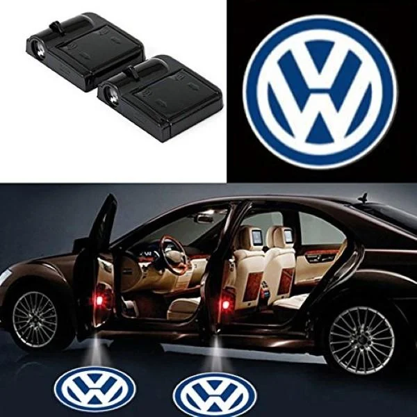 Pack 2 Projecteurs LED Logo VW Volkswagen – Éclairage de Porte Hologramme – Prix Tunisie