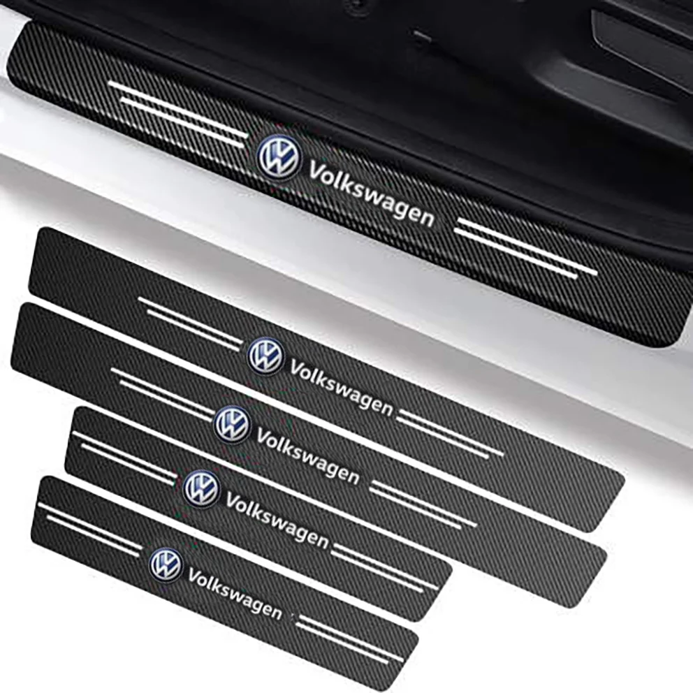 Protections Seuils de Porte Carbone VW Volkswagen – Stickers Anti-Rayures – Prix Tunisie