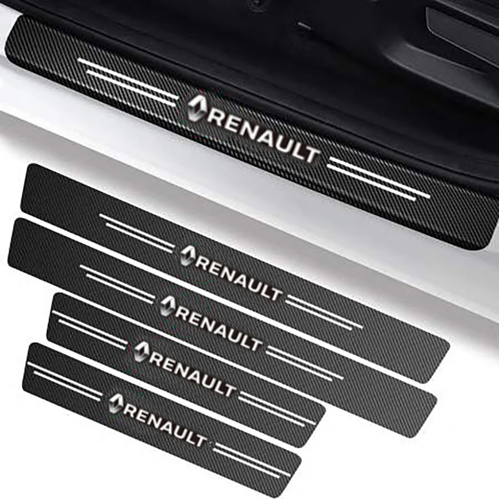Protections Seuils de Porte Carbone Renault – Stickers Anti-Rayures – Prix Tunisie