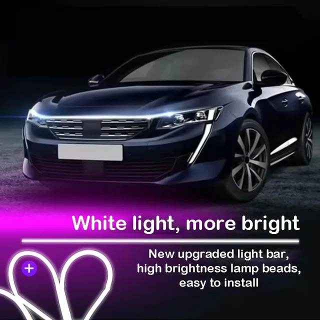 Bande LED Capot Dynamique – Éclairage de Jour (DRL) Blanc Froid – Prix Tunisie