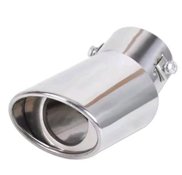 Embout d'Échappement Sport Universel en Acier Inoxydable – Finition Chrome, Noir Titane ou Bleu Brûlé – Installation Facile – Prix Tunisie