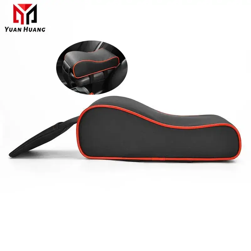 noir - Coussin d'Accoudoir Central Ergonomique : Le confort premium pour vos longs trajets à Tunis.​